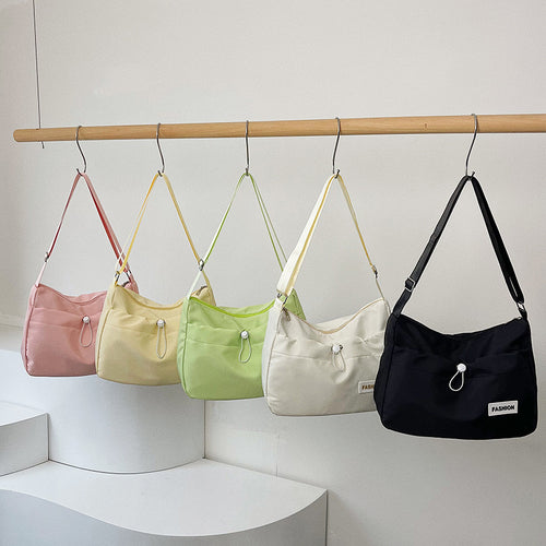 WoVersatile Weiches Stoff Schultertasche Karnz