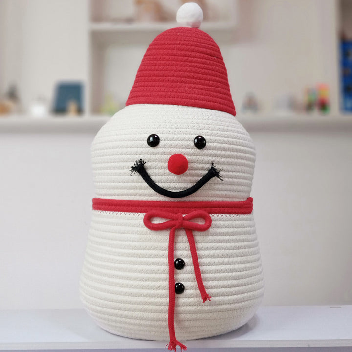 Dekorativer Weihnachtsmannkorb