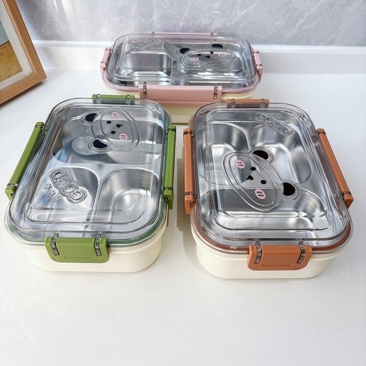Spaßförmige Mehrbereich-Edelstahl-Lunchbox