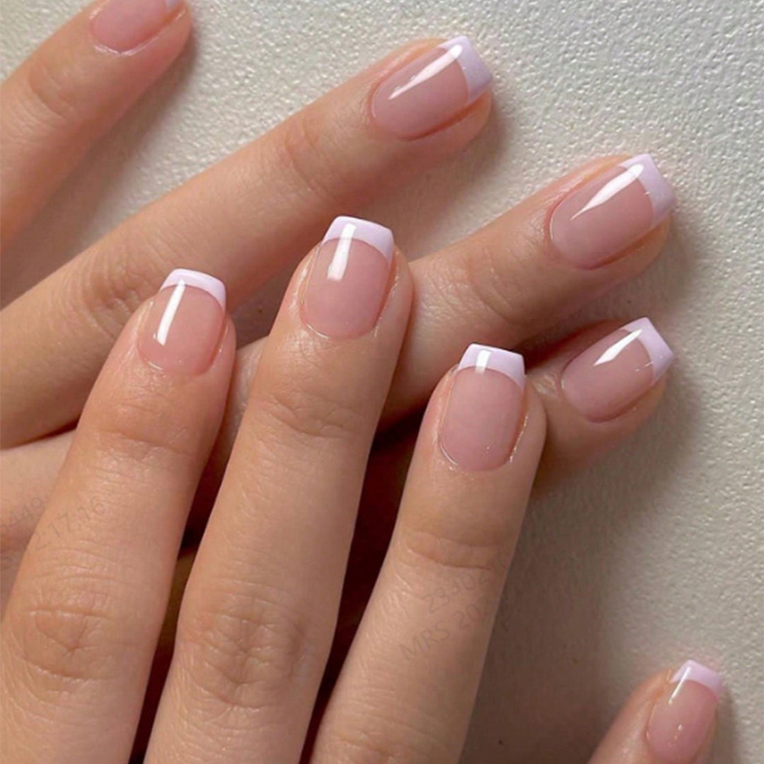 Elegante französische Spitzen-Nagelverlängerungen Karnz