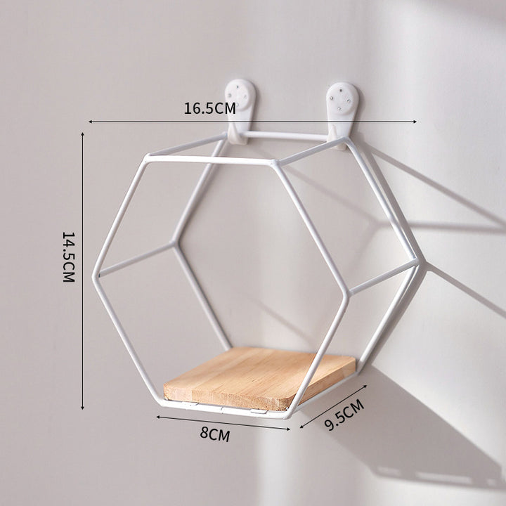 Geometrisches Wandregal