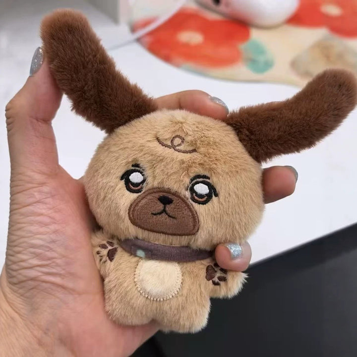Micro Cuddly Plush Puppy Pocket Pal mit schlappen Ohren Karnz