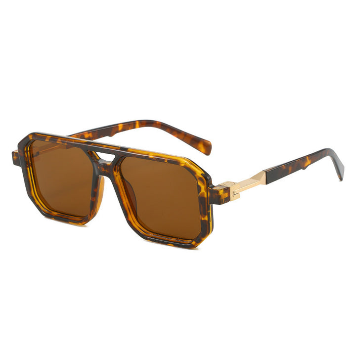 Fette Übergroße Achtkantige Sonnenbrille Karnz