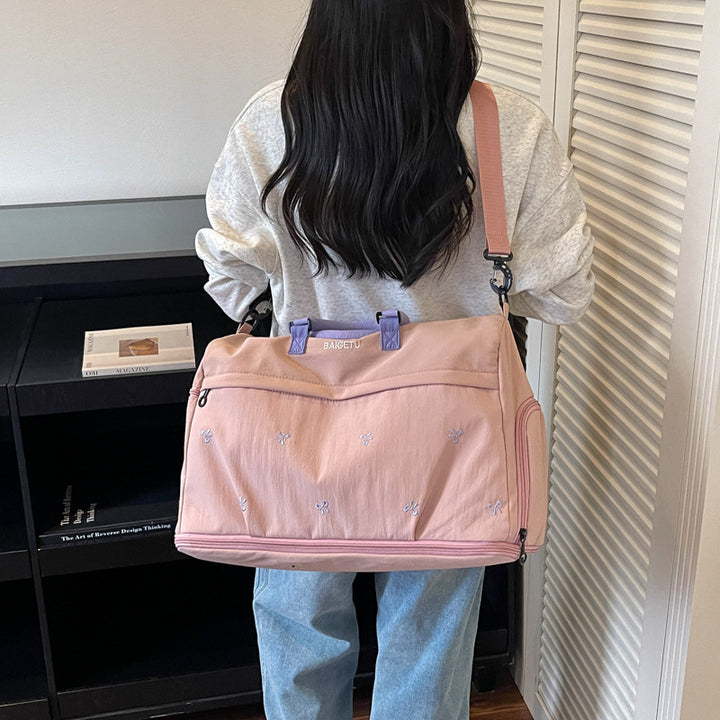 Vielseitige gestickte Duffel-Tasche Karnz