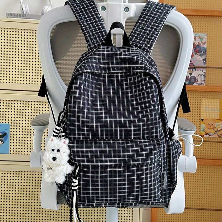 Geometrisch gemusterter leichter Rucksack