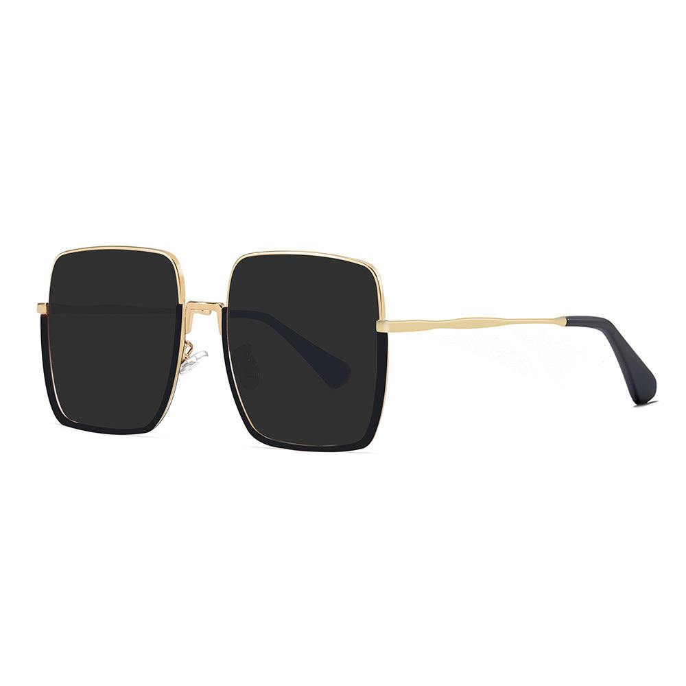 Damen Luxus-Sonnenbrille mit stilvollem eckigen Rahmen und UV-Schutz Karnz