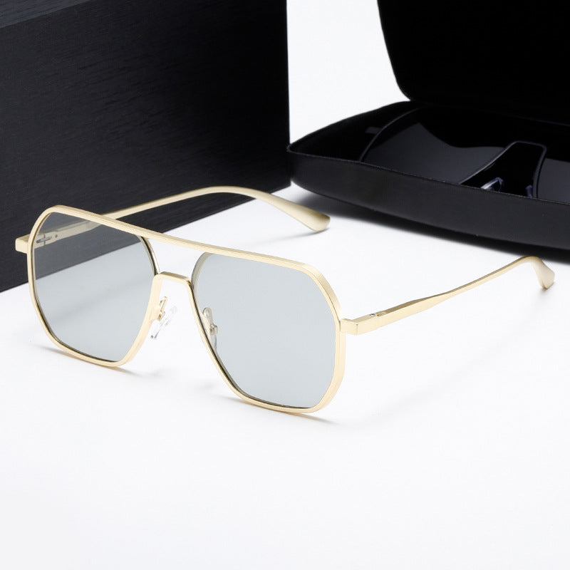 Damen Innovative modische Sonnenbrille mit rechteckigem Rahmen Karnz