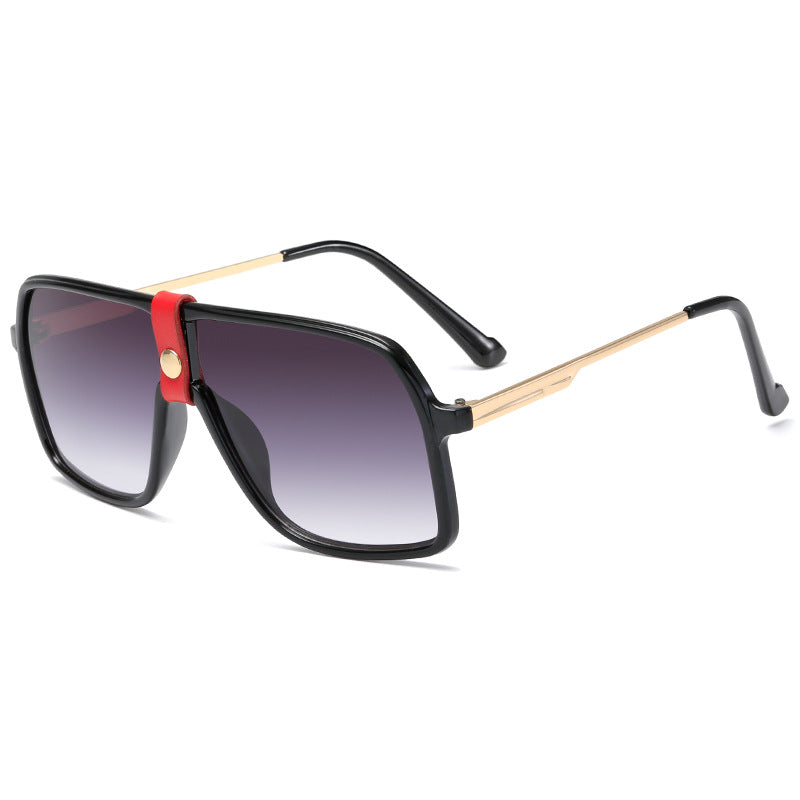 Damen Oversized Sonnenbrille mit modischem Rahmen und Sonnenbrillengläsern Karnz