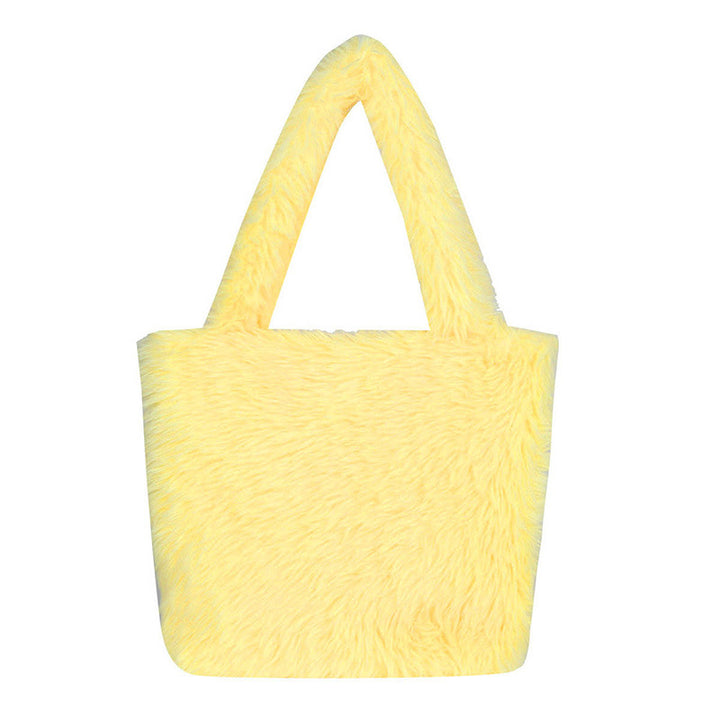 Gemütliche Fake Fur Tragetasche