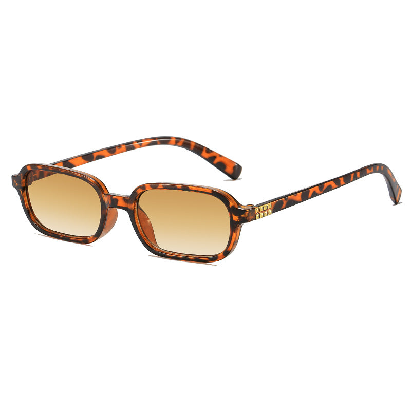 Retro-inspirierte Übergroße Rechteck-Sonnenbrille Karnz