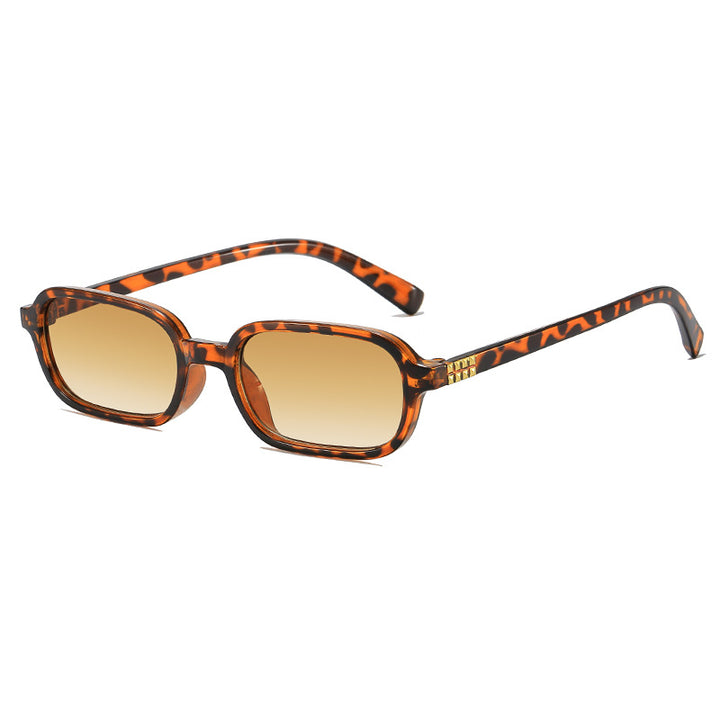 Retro-inspirierte Übergroße Rechteck-Sonnenbrille Karnz
