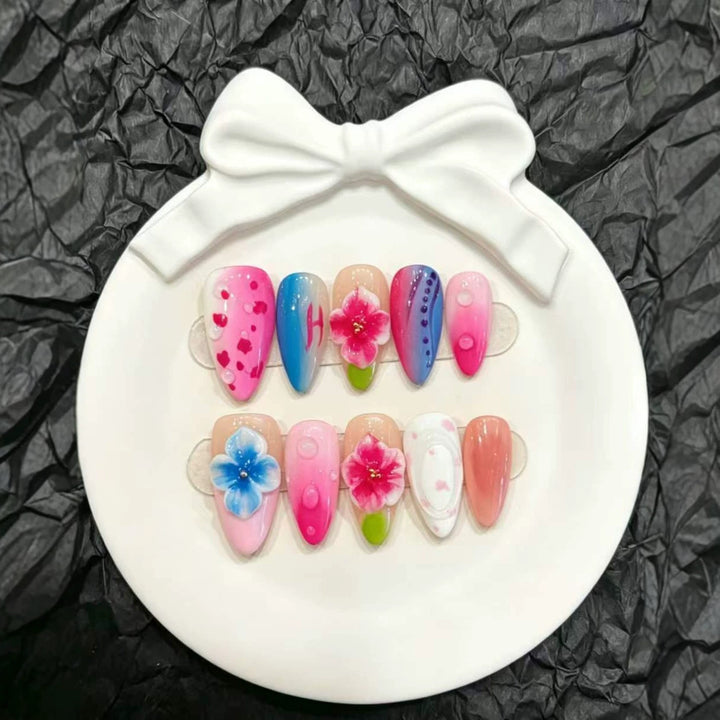 Floral Art Press-On Nagel Set  1791774459