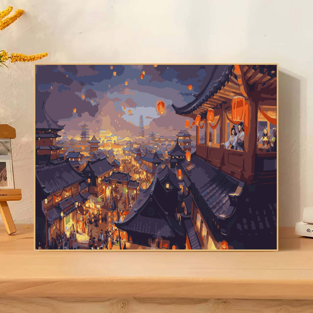 Scenic Landscape Art Leinwanddruck Karnz