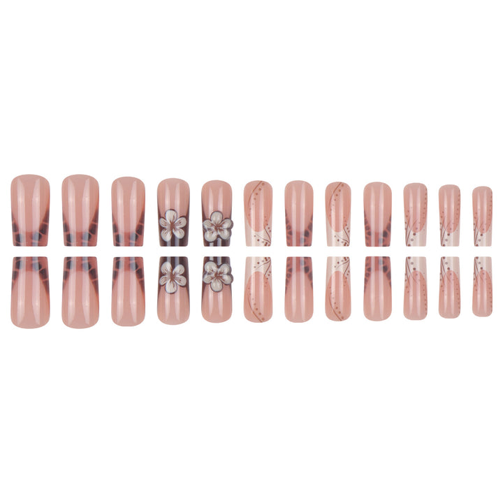 Floral Design Press-On Nails Karnz