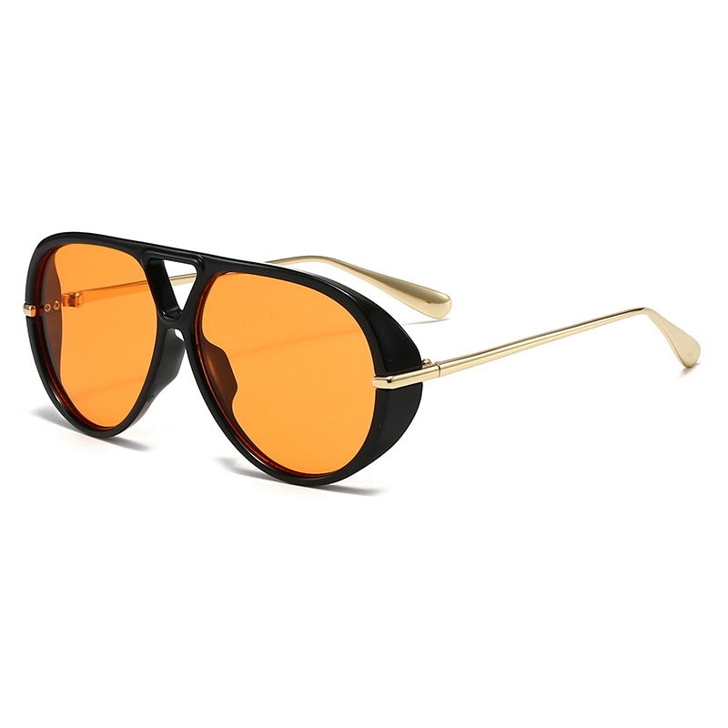 Damen modische oversized Sonnenbrille mit stilvollem Rahmen Karnz