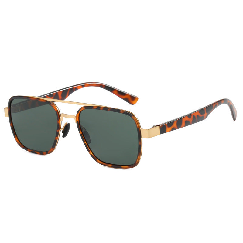 Damen modische Sonnenbrille mit quadratischem Rahmen und innovativen Gläsern Karnz
