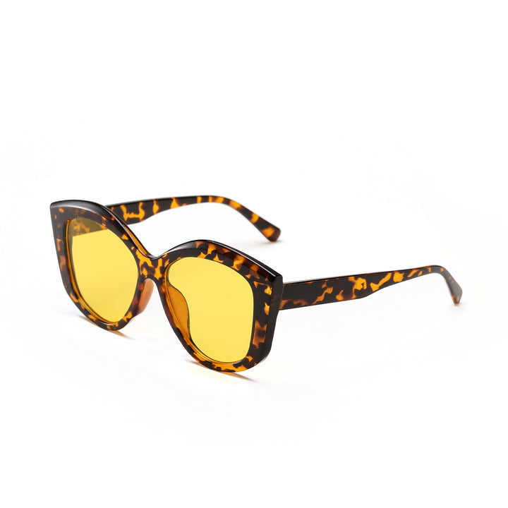 Damen stylische Katzenaugen Sonnenbrille Karnz