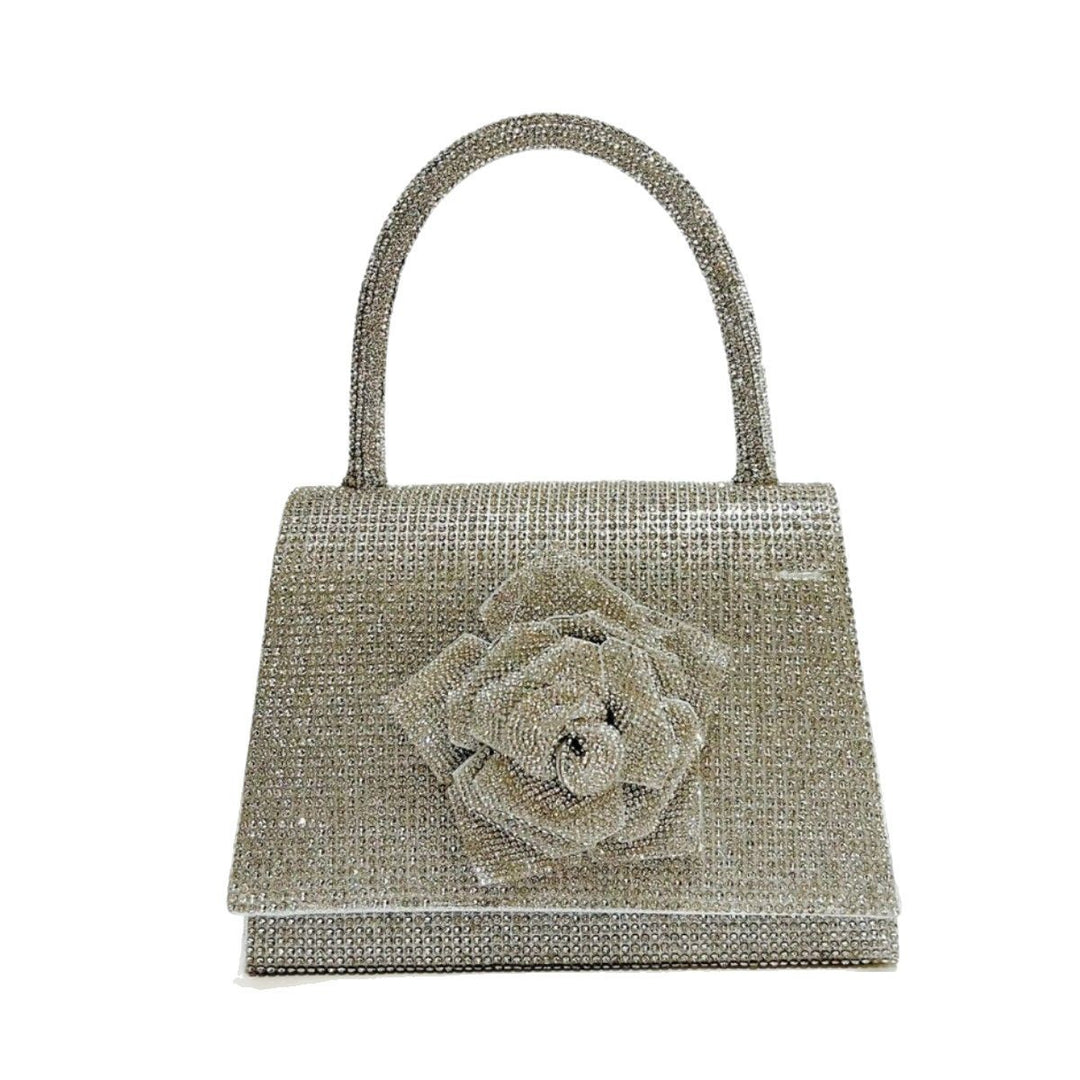 Dekorative Satin-Abendhandtasche