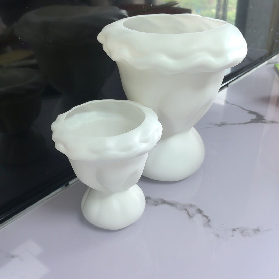Elegant Moderner dekorativer Blumentopf Karnz