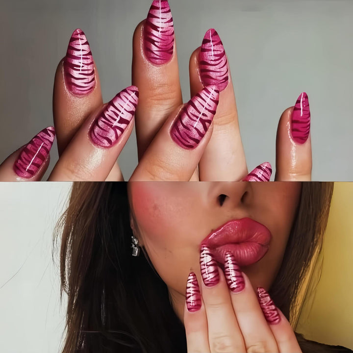 Künstlerische Stiletto-Nagelkunst-Tipps Karnz
