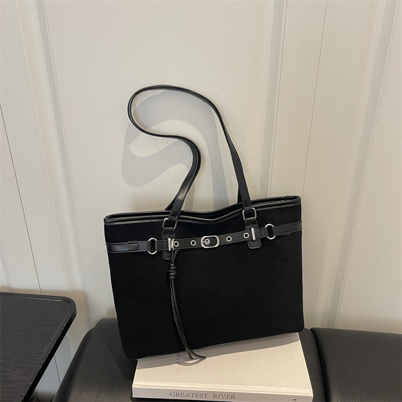 Elegante Wildleder Handtasche