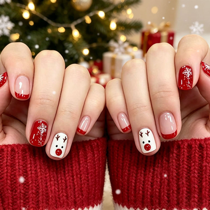 Festliche urlaubsbezogene Nagelkunst Karnz