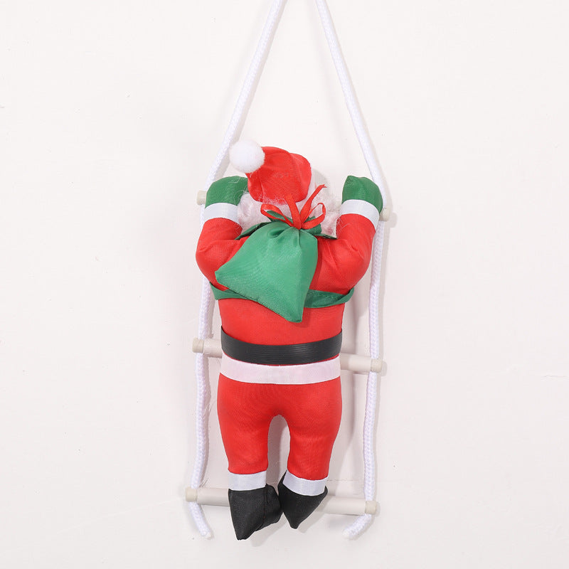 Verspielte Weihnachtsmann Dekorationsfigur Karnz