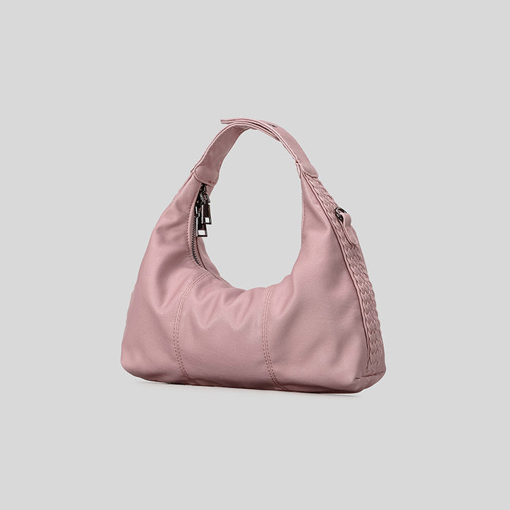Geflochtene Handheld-Ledertasche