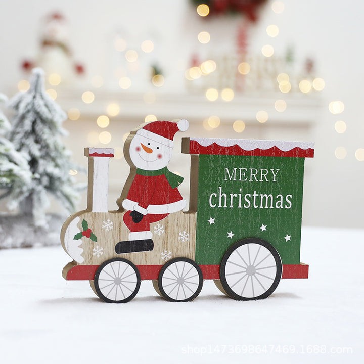 Dekorativer Weihnachtsmann-Zug Anhänger