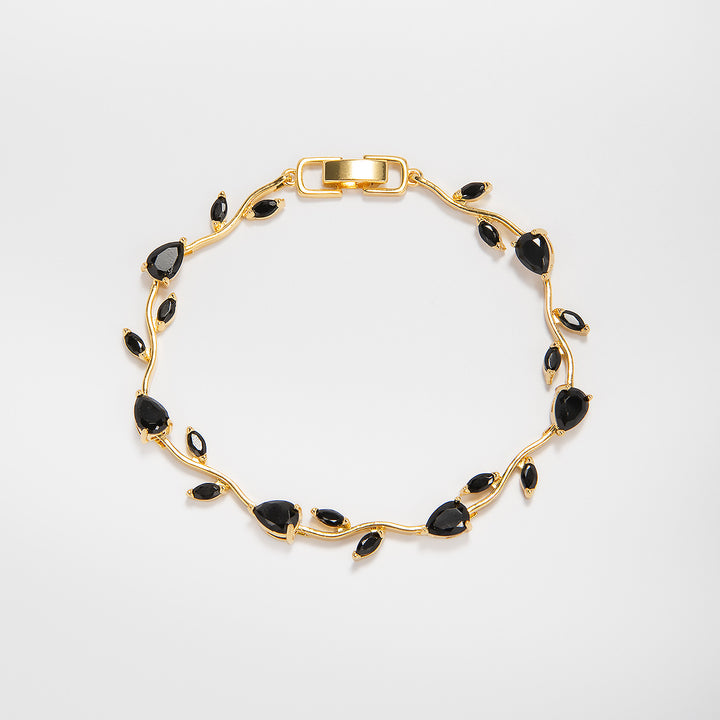 Elegante florale Design-Aussage-Armband Karnz