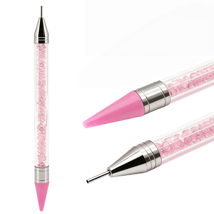 Professioneller Nail Art Detailpinsel mit Kristallgriff Karnz