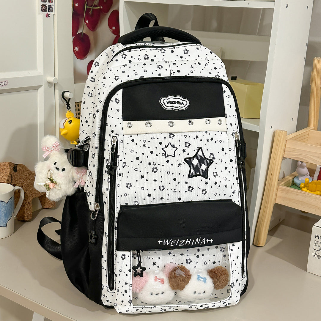 Transparente Taschen-Rucksack Karnz