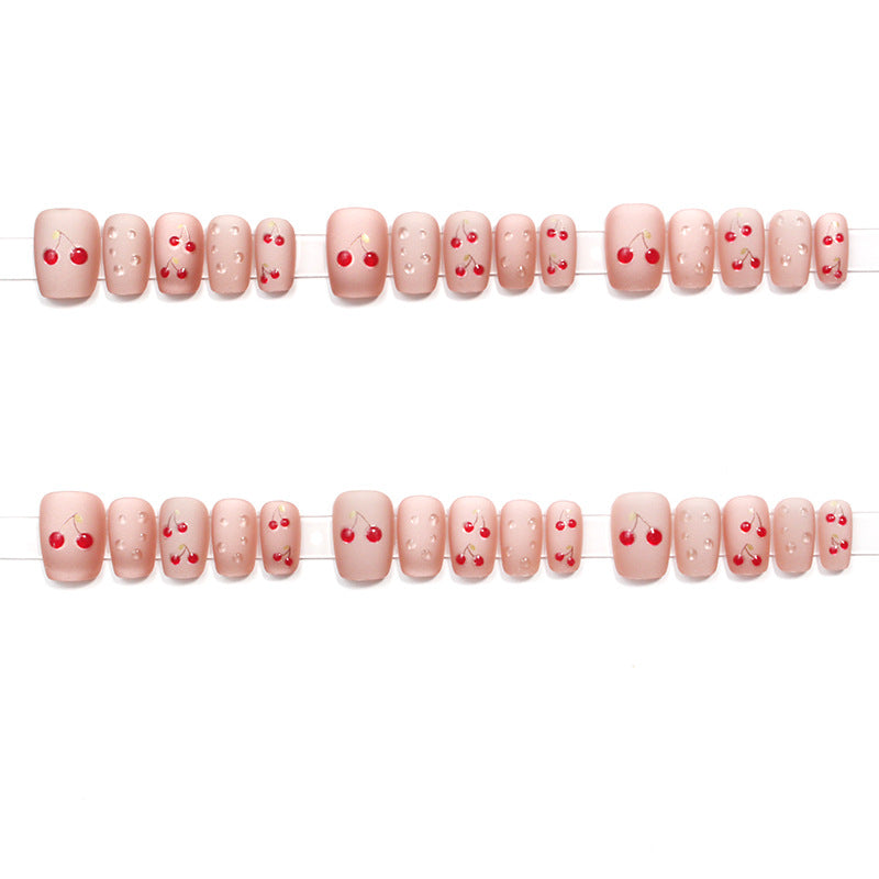 Kirschblüten-Themen Press-On Nagelkunst Karnz