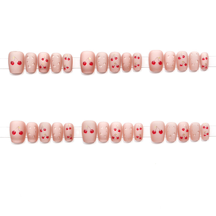 Kirschblüten-Themen Press-On Nagelkunst Karnz