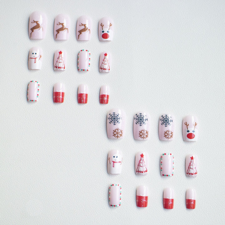 Festliches Feiertags-Nagelkunst-Set