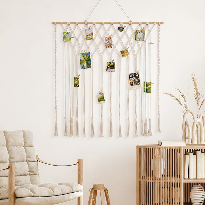 Macrame Fotoanzeige Wandbehang