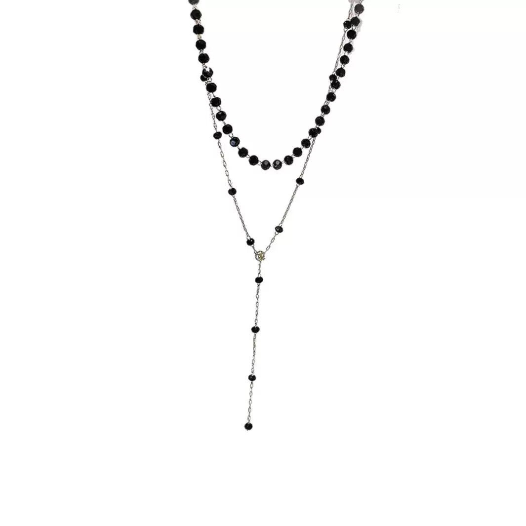 Chic Gestuftes Choker- und Anhängerhalsband Karnz