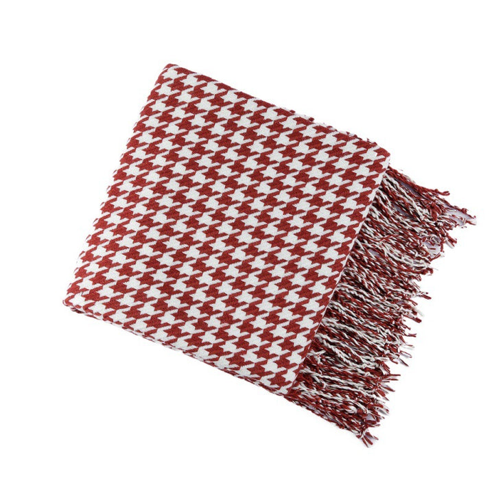 Gemütliche Strickdecke