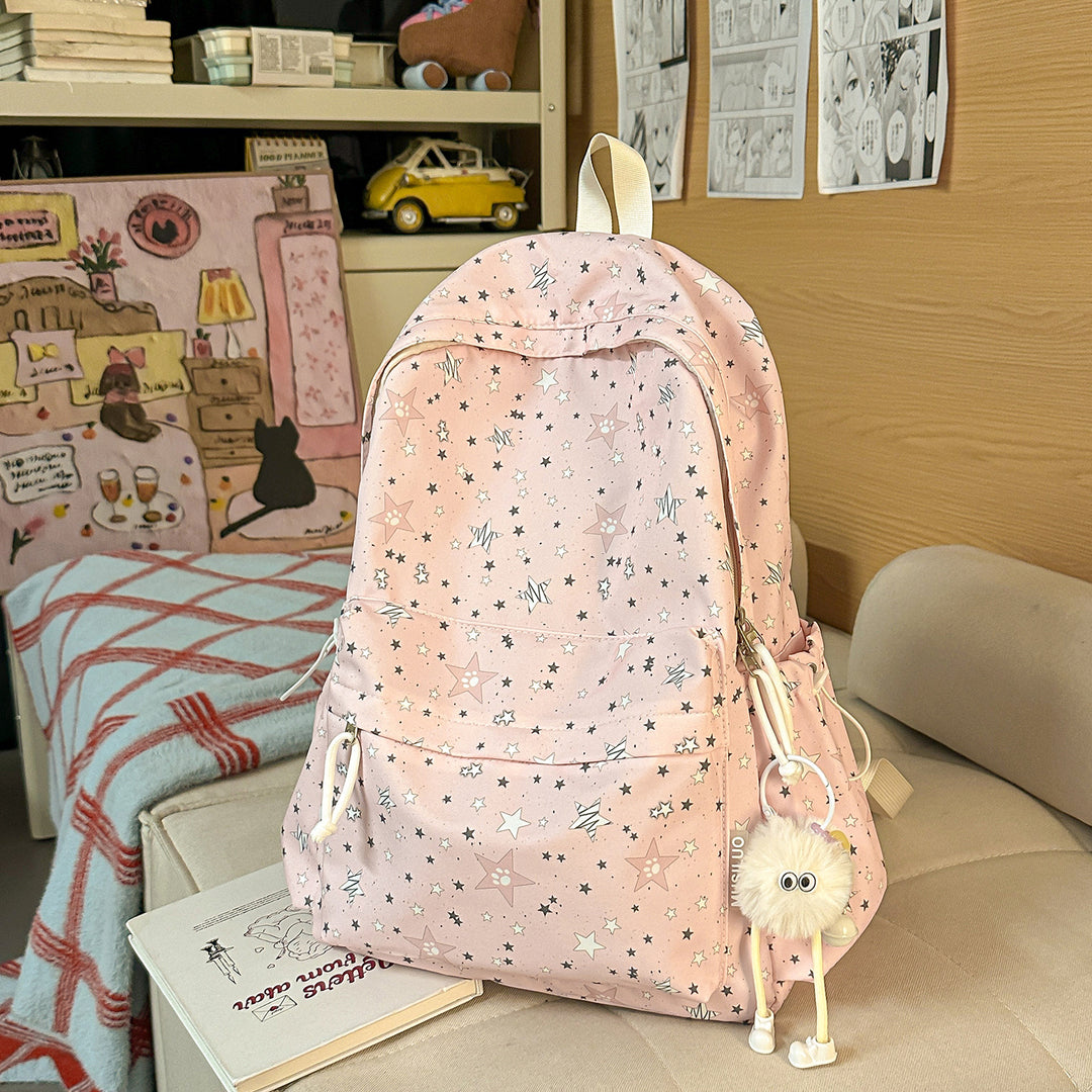 Trendiger Sternmuster-Rucksack Karnz