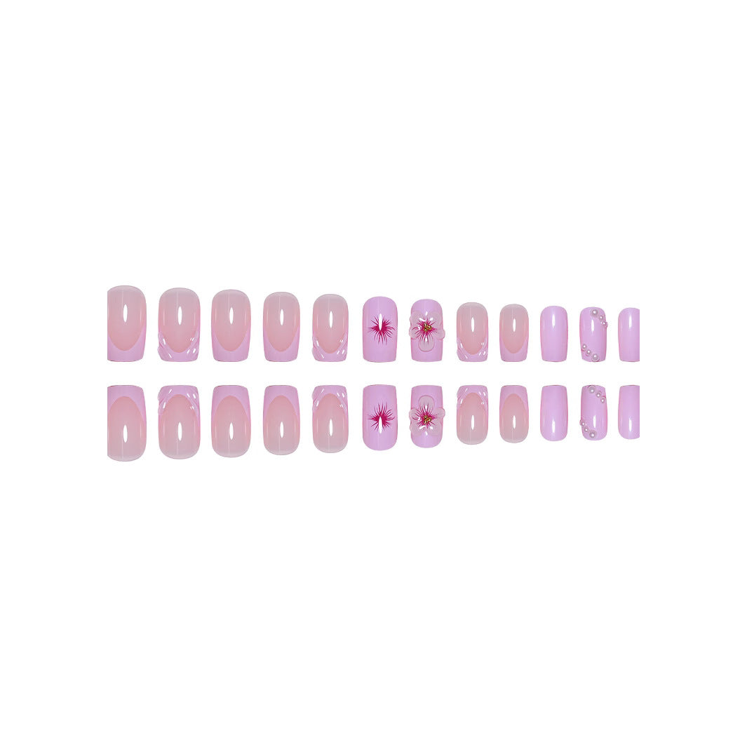 3D Florale Acryl-Nagelverstärkungen Karnz