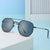 Damen Sonnenbrille mit ovalem Rahmen und schützendem Verlaufsglas Karnz