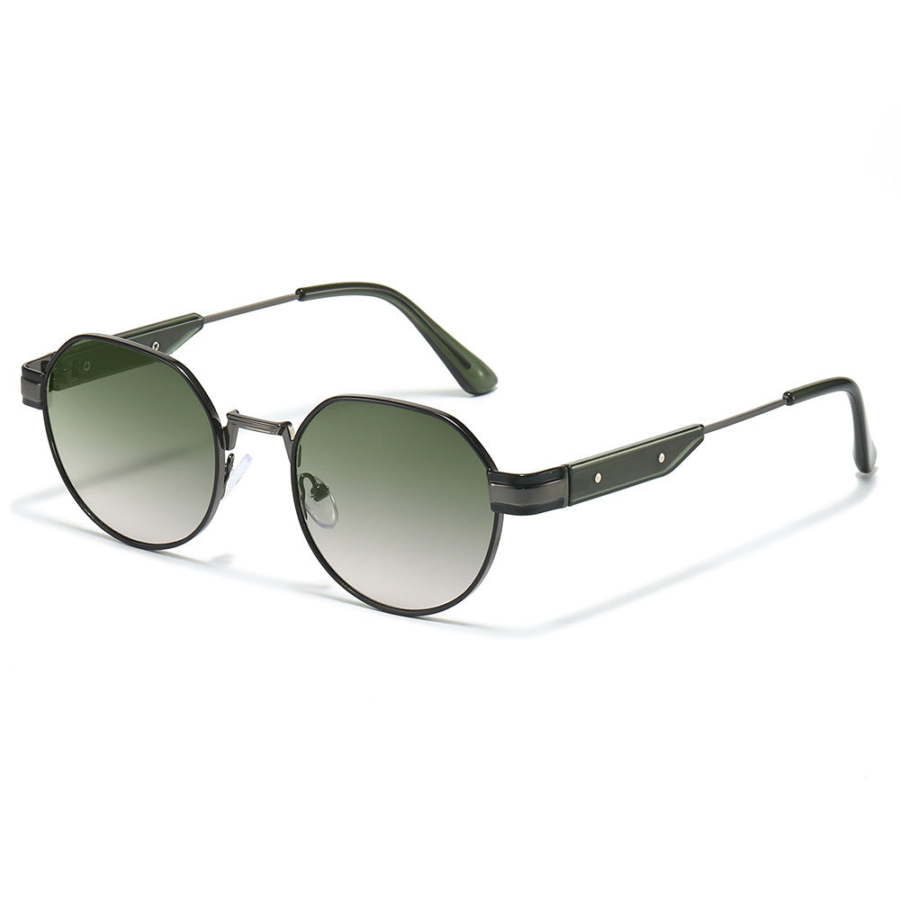 Vintage-inspirierte achteckige Sonnenbrille Karnz