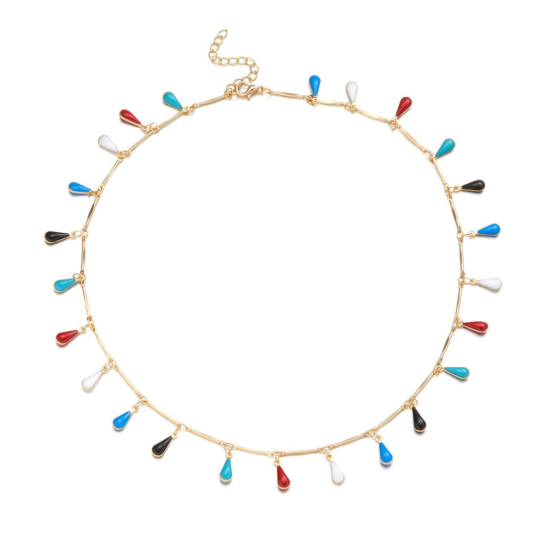 Herz Charm Statement Halskette Karnz