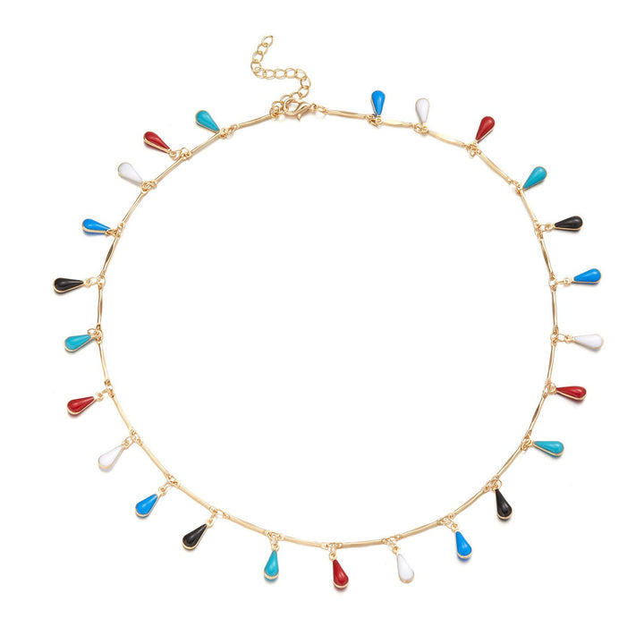 Herz Charm Statement Halskette Karnz