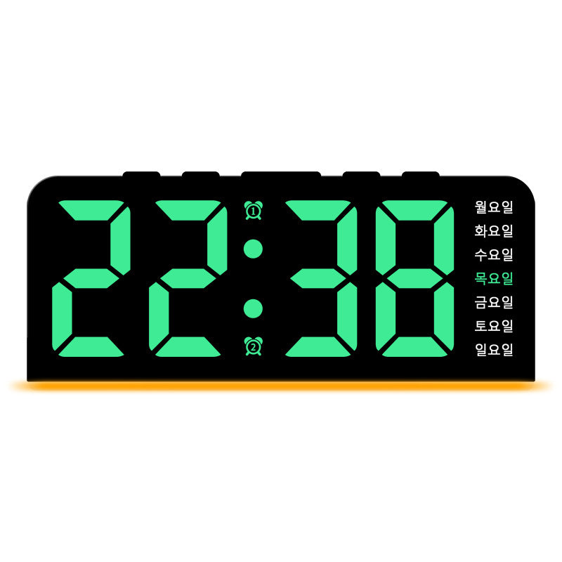 Digitaler LED-Wecker mit Farbwechsel Karnz