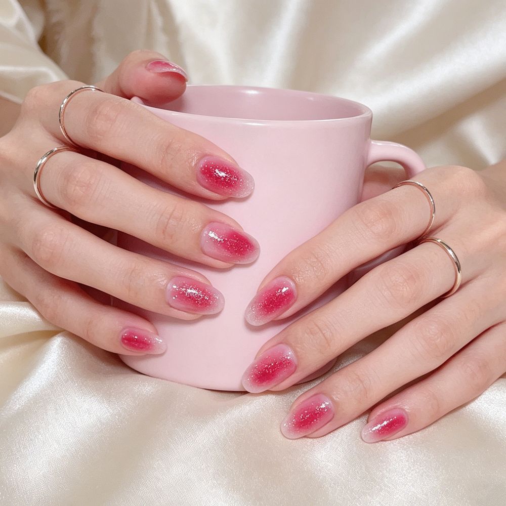 Glamorous Ombre Druck-Nagelset