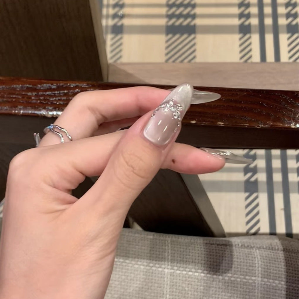 Elegante Lange Stiletto Nagelkunst Erweiterungen