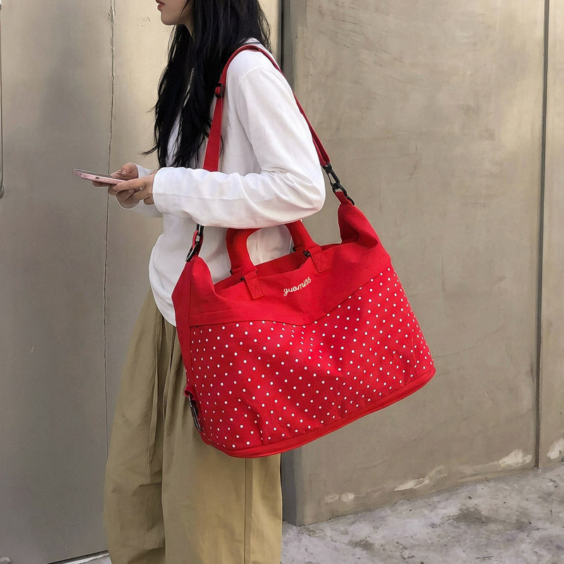 Stylische Reis-Duffle-Tasche mit verstellbarem Riemen