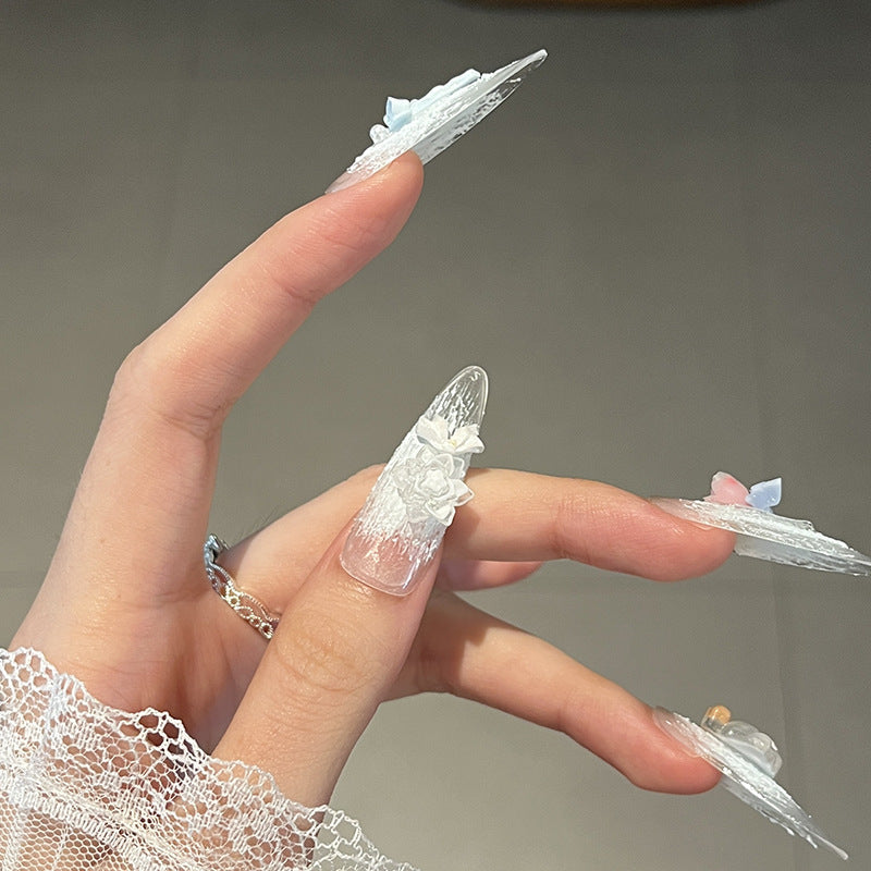 Dekorative Acrylnägel Karnz