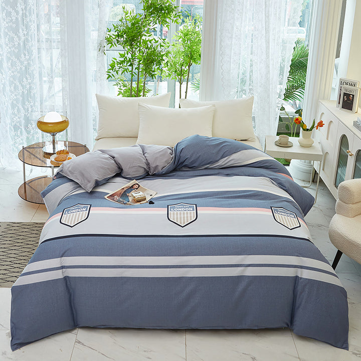 Elegantes Blumendesign Bettwäsche Set